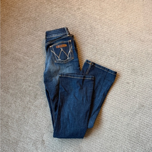 Wrangler Women's Dark Blue Boot Cut Jeans - Picture 1 of 5